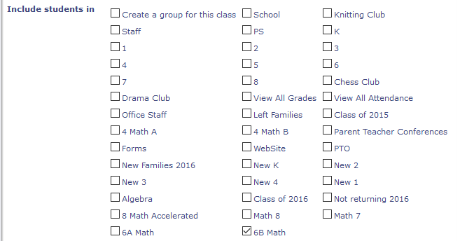 Group. Check Class Setting up Class Resources for Students | View